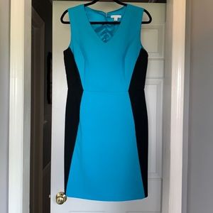 Blue & Black Dress